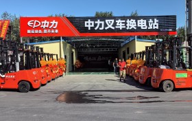 卸货不等待！中力换电叉车席卷全国物流园